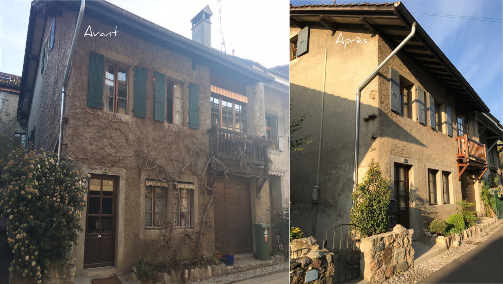 Nettoyage de façade maison
