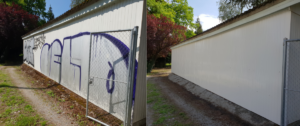 Nettoyage de graffitis et tags Nettoyage de graffitis et tags
